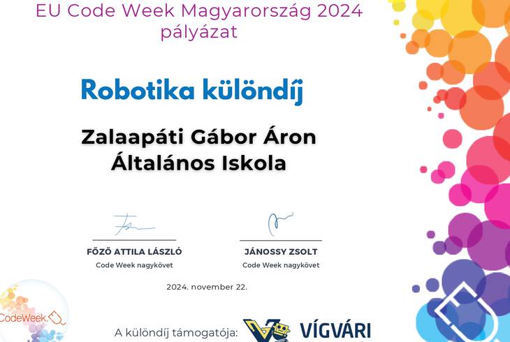 EU Code Week nyertesek lettnk!